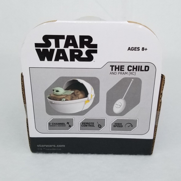 Star Wars Baby Yoda The Child with Pram Remote Control Crib - Picture 6 of 12